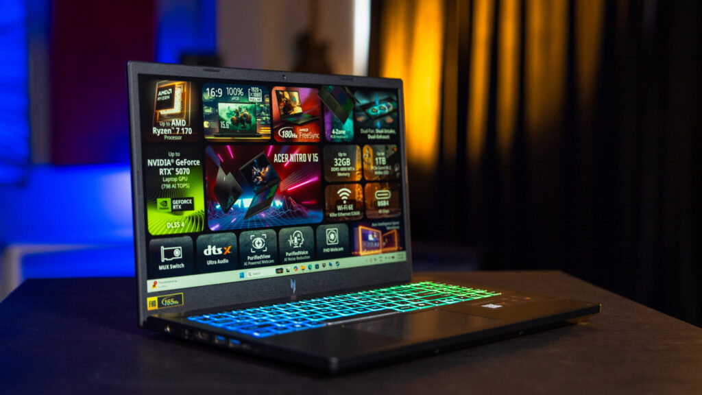 Acer NITRO V15 – Începe-ți aventura în gaming portabil (review)